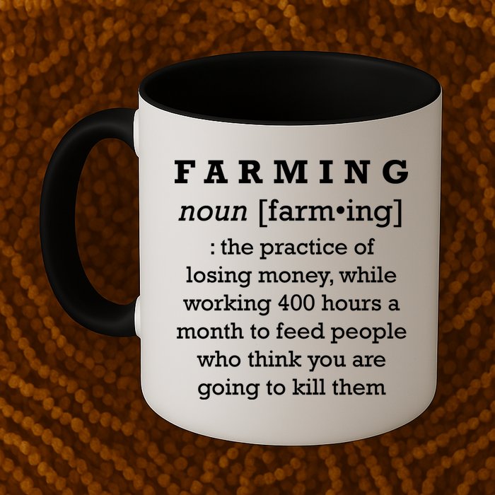 Funny Definition of Farming Mug