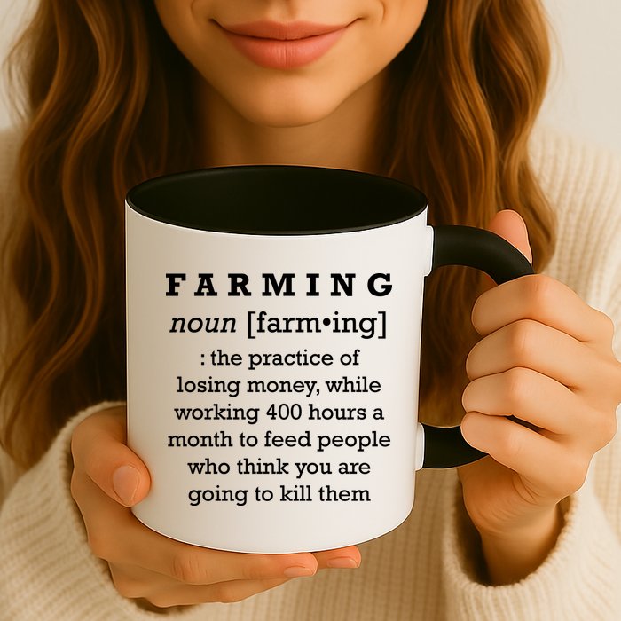 Funny Definition of Farming Mug