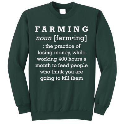 Funny Definition of Farming Sweatshirt