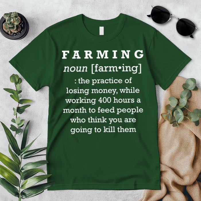 Funny Definition of Farming Premium T-Shirt