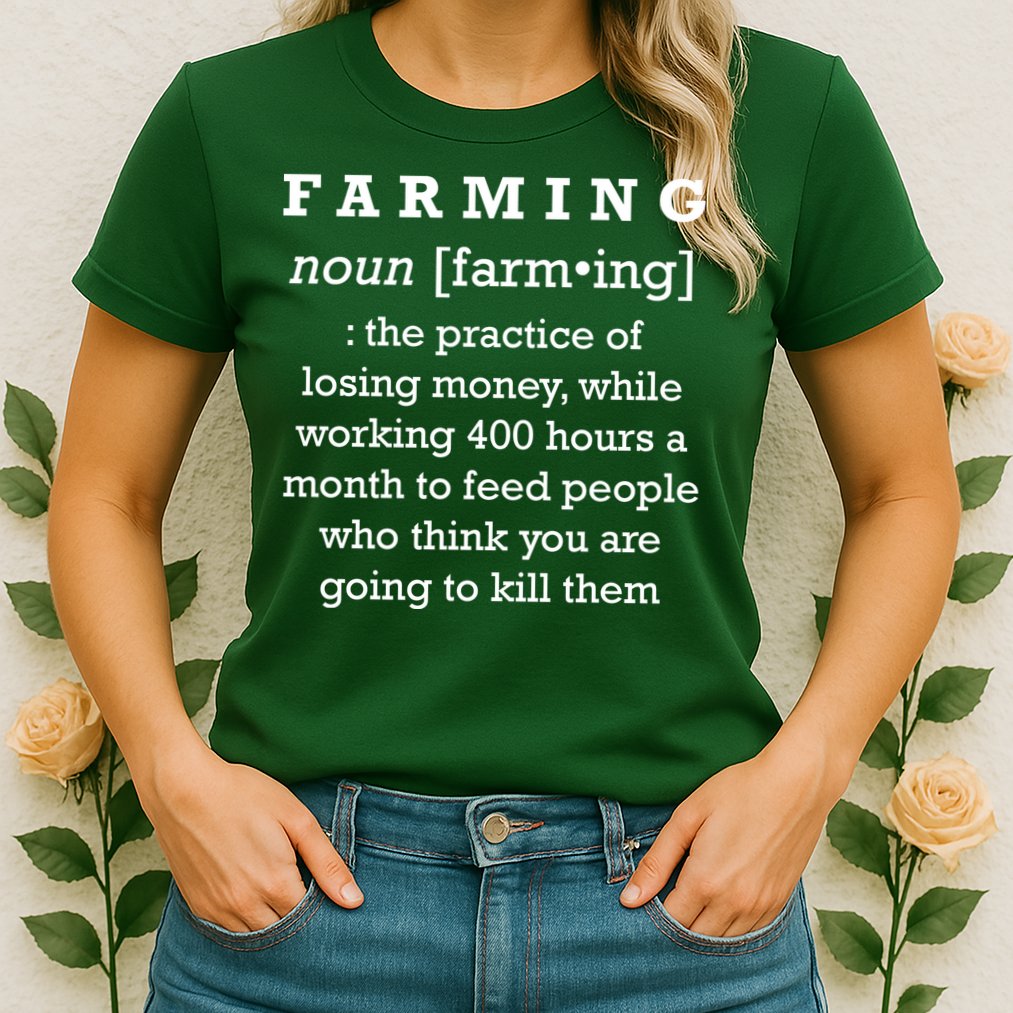 Funny Definition of Farming Womens T-Shirt