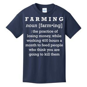 Funny Definition of Farming Kids T-Shirt