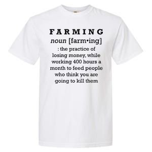 Funny Definition of Farming Garment-Dyed Heavyweight T-Shirt