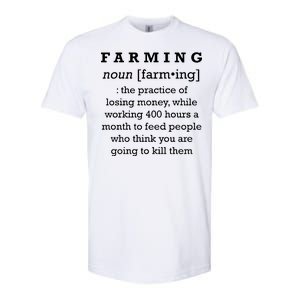 Funny Definition of Farming Softstyle CVC T-Shirt