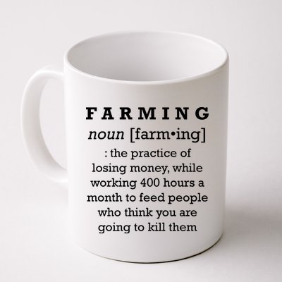 Funny Definition of Farming Coffee Mug