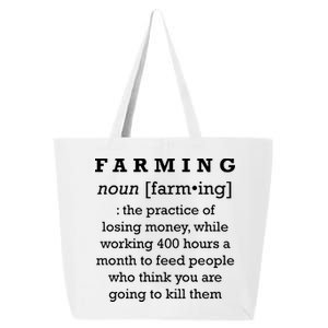 Funny Definition of Farming 25L Jumbo Tote