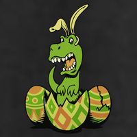 Funny Dino Easter Egg 15oz Campfire Ceramic Mug