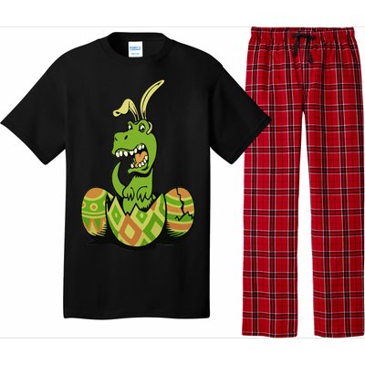 Funny Dino Easter Egg Pajama Set