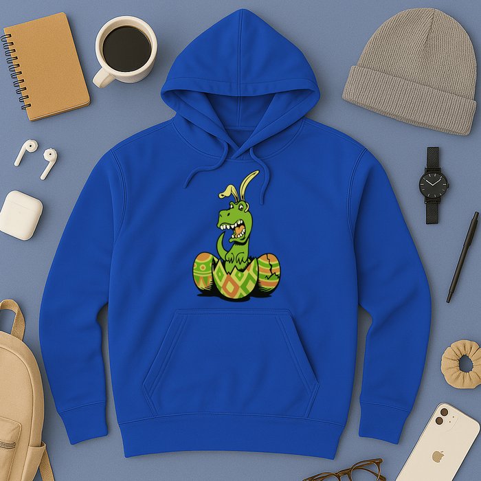 Funny Dino Easter Egg Hoodie