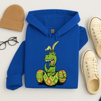 Funny Dino Easter Egg Hoodie