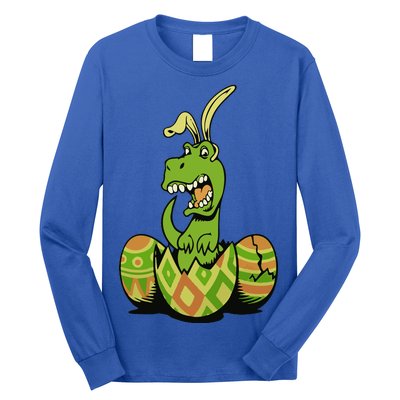 Funny Dino Easter Egg Long Sleeve Shirt