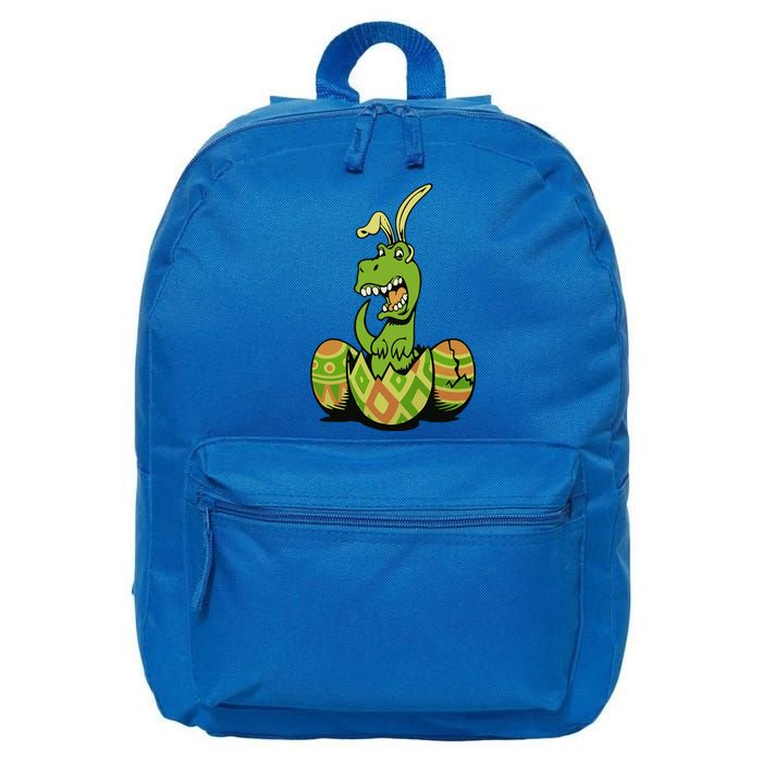 Funny Dino Easter Egg 16 in Basic Backpack