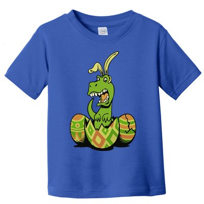 Funny Dino Easter Egg Toddler T-Shirt