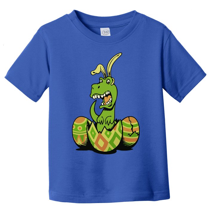 Funny Dino Easter Egg Toddler T-Shirt