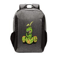 Funny Dino Easter Egg Vector Backpack