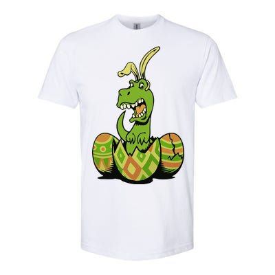 Funny Dino Easter Egg Softstyle® CVC T-Shirt