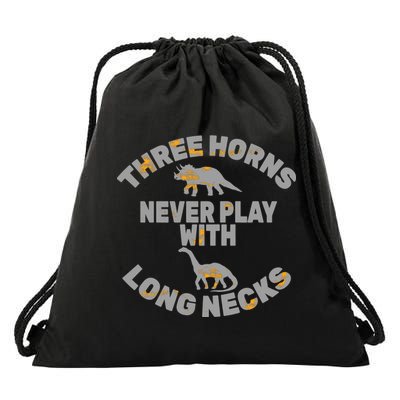 Funny Dinosaur Drawstring Bag