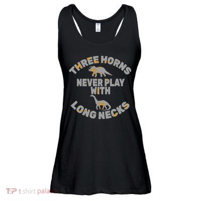 Funny Dinosaur Ladies Essential Flowy Tank