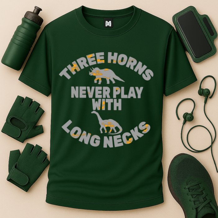 Funny Dinosaur Cooling Performance Crew T-Shirt