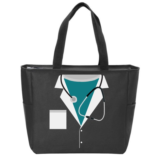 Funny Doctor Costume  Zip Tote Bag