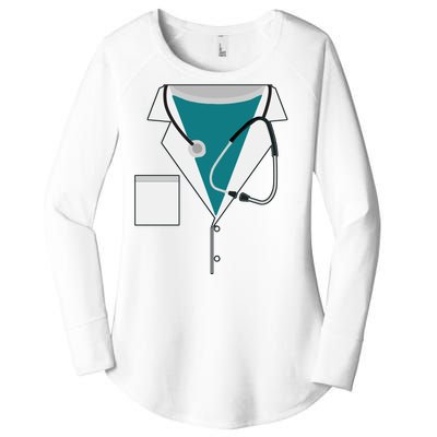 Funny Doctor Costume  Women's Perfect Tri Tunic Long Sleeve Shirt