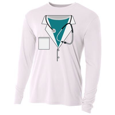 Funny Doctor Costume  Cooling Performance Long Sleeve Crew