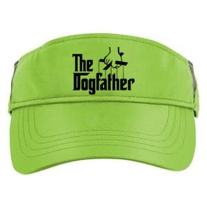 Funny Dog Father The DogFather Adult Drive Performance Visor