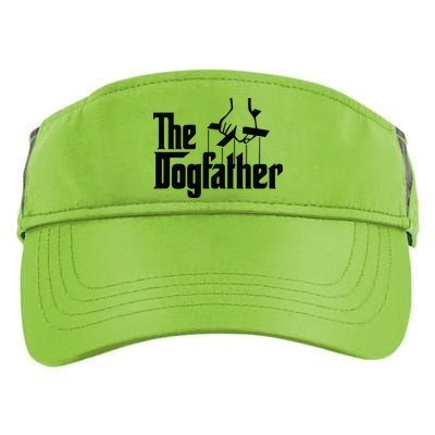 Funny Dog Father The DogFather Adult Drive Performance Visor