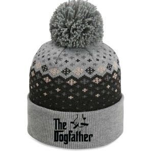 Funny Dog Father The DogFather The Baniff Cuffed Pom Beanie