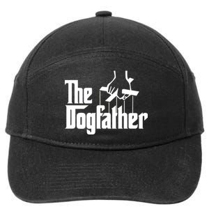 Funny Dog Father The DogFather 7-Panel Snapback Hat