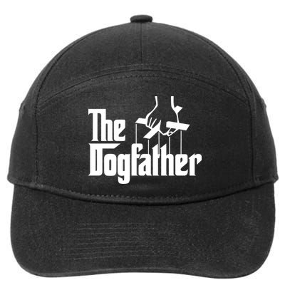 Funny Dog Father The DogFather 7-Panel Snapback Hat