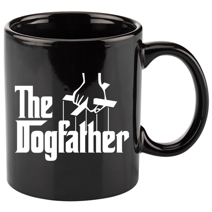 Funny Dog Father The DogFather 11oz C Handle Ceramic Mug