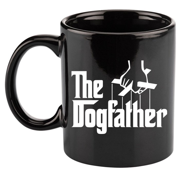 Funny Dog Father The DogFather 11oz C Handle Ceramic Mug