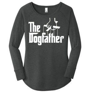 Funny Dog Father The DogFather Women's Perfect Tri Tunic Long Sleeve Shirt