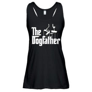 Funny Dog Father The DogFather Ladies Essential Flowy Tank