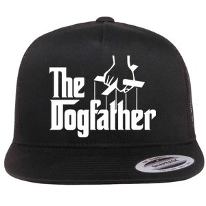 Funny Dog Father The DogFather Flat Bill Trucker Hat