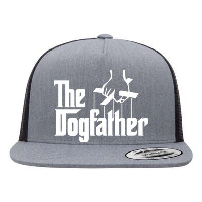 Funny Dog Father The DogFather Flat Bill Trucker Hat