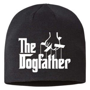 Funny Dog Father The DogFather Sustainable Beanie