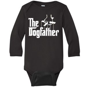 Funny Dog Father The DogFather Baby Long Sleeve Bodysuit