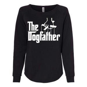 Funny Dog Father The DogFather Womens California Wash Sweatshirt