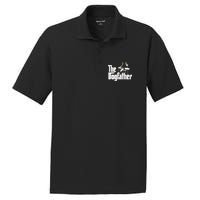 Funny Dog Father The DogFather PosiCharge RacerMesh Polo