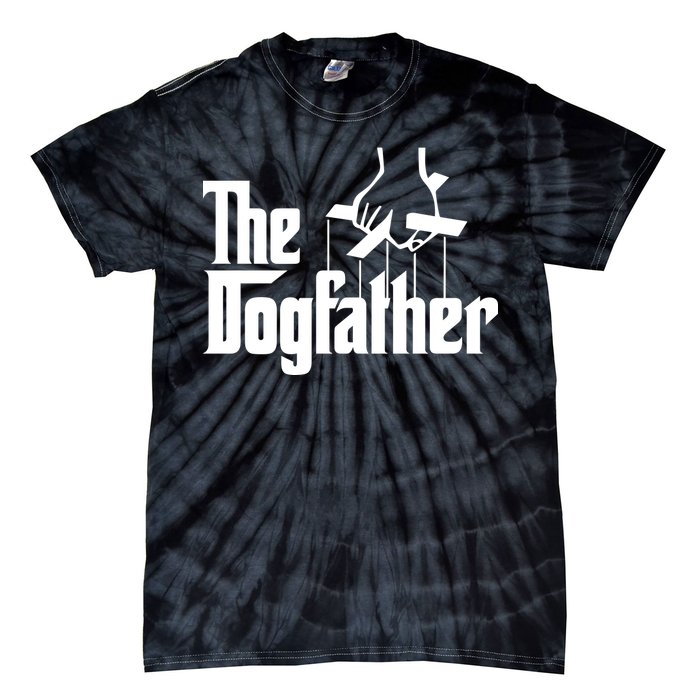 Funny Dog Father The DogFather Tie-Dye T-Shirt