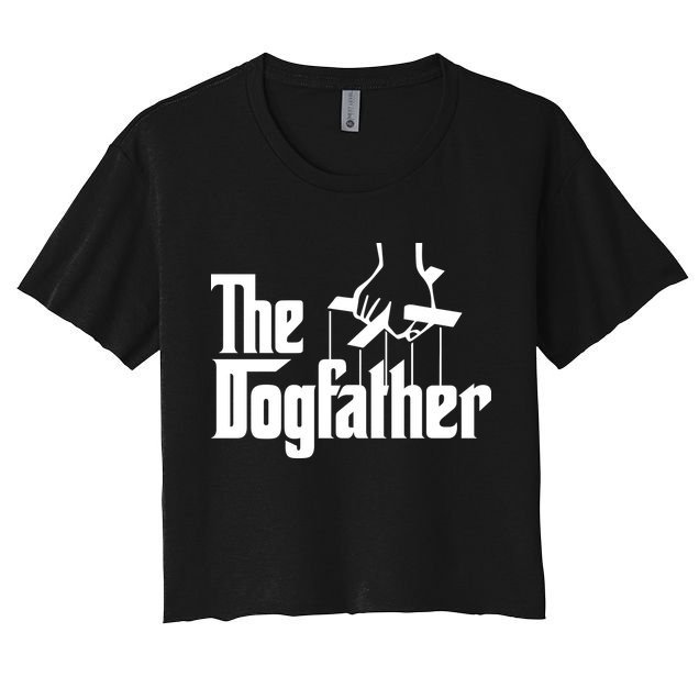 Funny Dog Father The DogFather Crop Top
