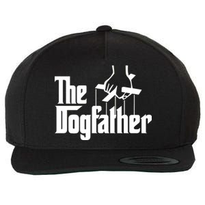 Funny Dog Father The DogFather Wool Snapback Cap