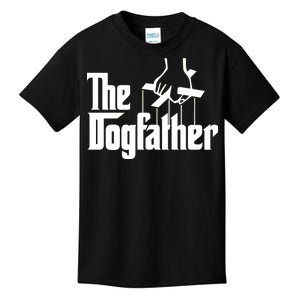 Funny Dog Father The DogFather Kids T-Shirt