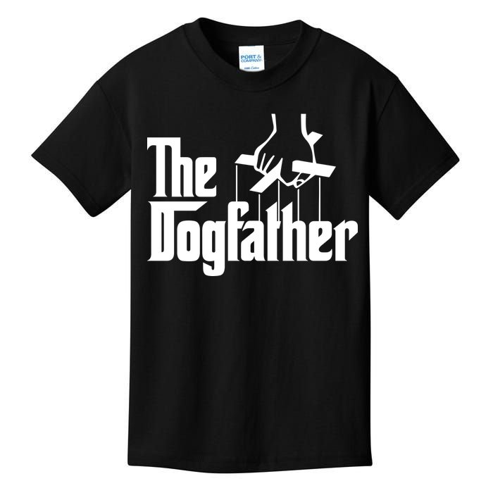 Funny Dog Father The DogFather Kids T-Shirt