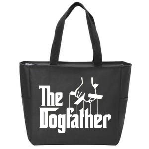 Funny Dog Father The DogFather Zip Tote Bag