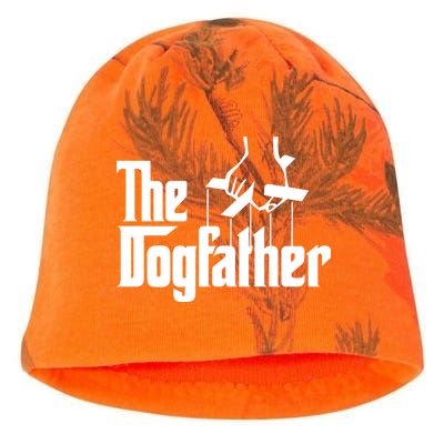 Funny Dog Father The DogFather Kati - Camo Knit Beanie