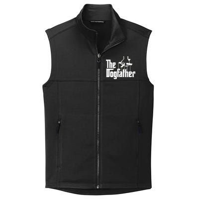 Funny Dog Father The DogFather Collective Smooth Fleece Vest