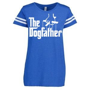 Funny Dog Father The DogFather Enza Ladies Jersey Football T-Shirt